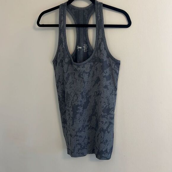 Zyia Active Racerback Tank Top, Gray, Women’s Large, Exercise / Work Out - Picture 5 of 7